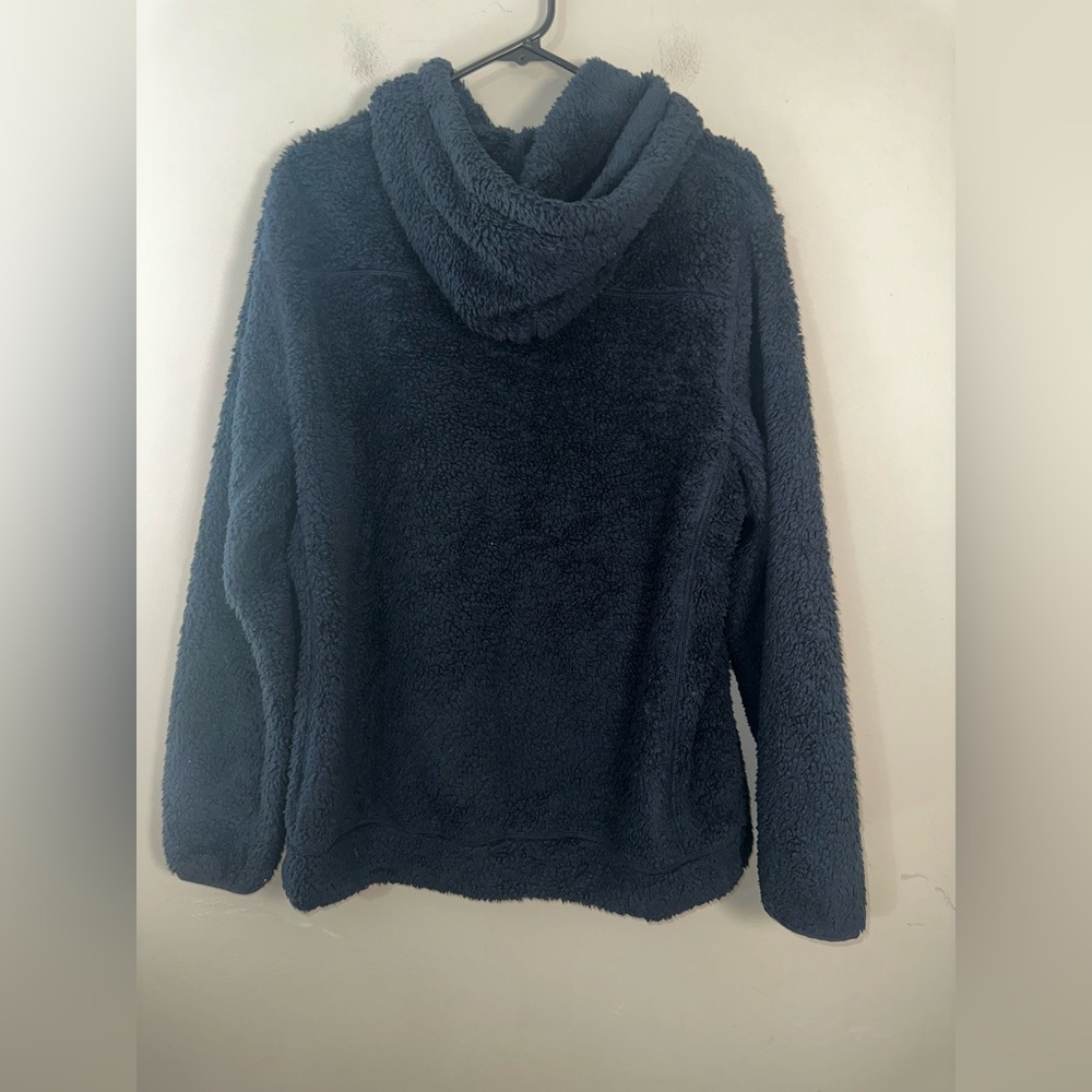 Vineyard Vines Men’s Sherpa SuperShep Hoodie High-Pile Fleece Navy Blue - Size M - Picture 5 of 8